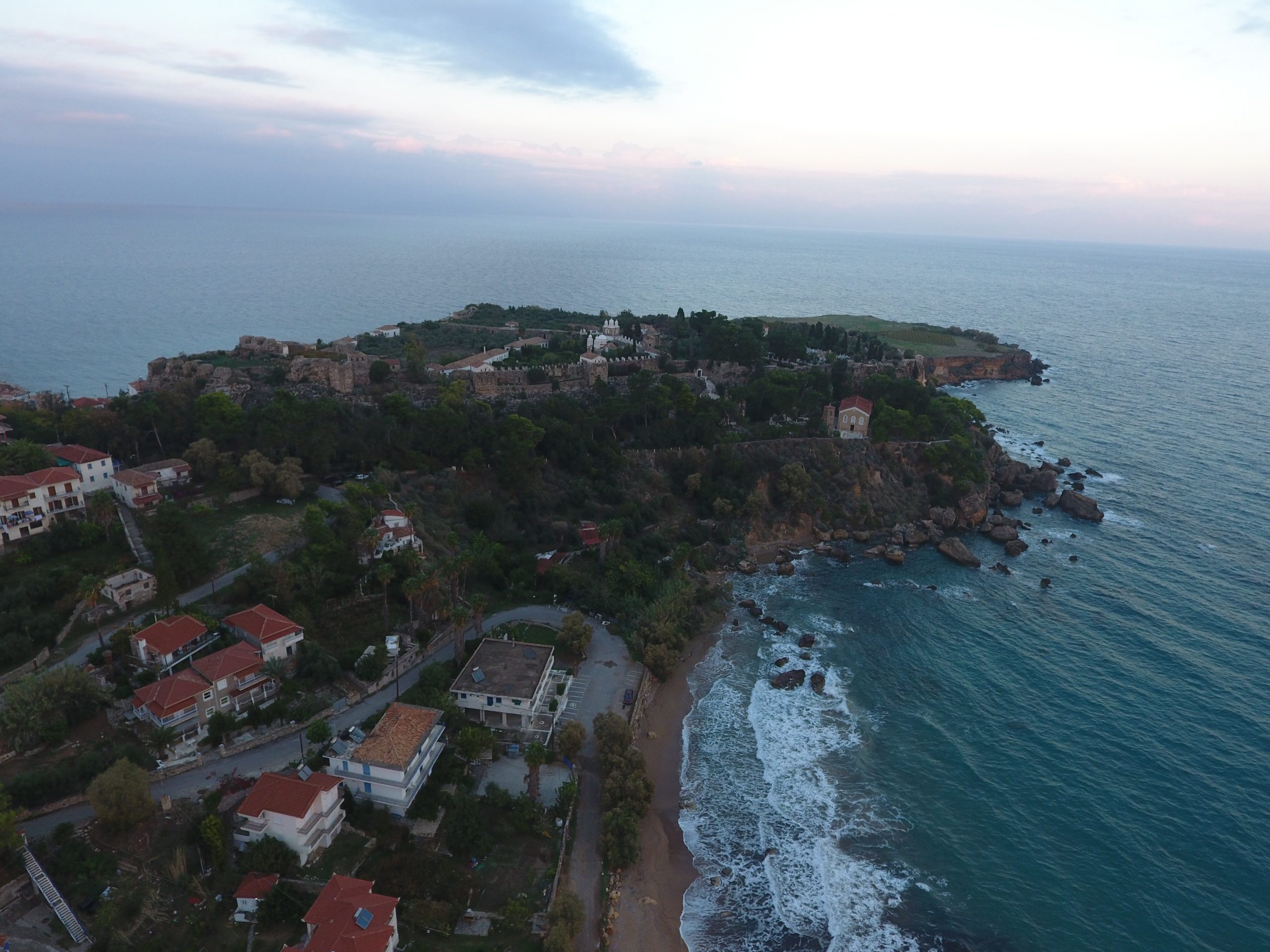 Koroni castle and monastery
