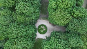 Drone photograph of Brussels and eastern municipalities in Belgium.