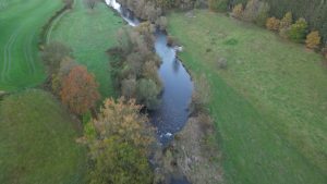 Drone photograph of Clervaux / Northern Luxembourg in Luxembourg.