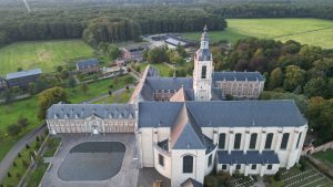 Drone photograph of Averbode / Diest area in Belgium.