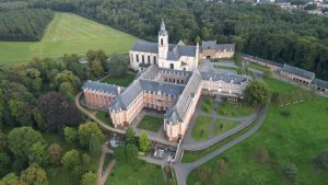 Drone photograph of Averbode / Diest area in Belgium.