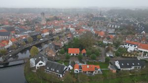 Drone photograph of Knokke-Heist / Belgian Coast in Belgium.