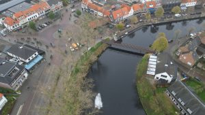 Drone photograph of Knokke-Heist / Belgian Coast in Belgium.