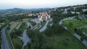 Drone photograph of San Marino in San Marino.