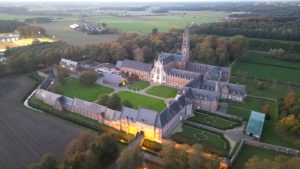 Drone photograph of Geel / Kempen in Belgium.