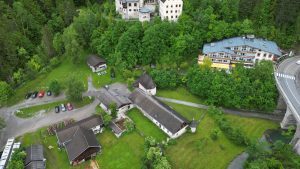 Drone photograph of Tyrol / Fernpass area in Austria.