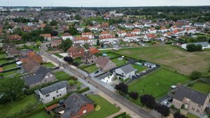 Drone photograph of Tessenderlo / Diest area in Belgium.